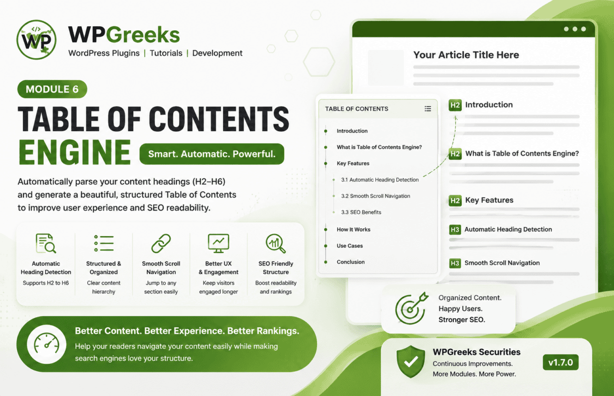 Module 6 Table of Contents Engine